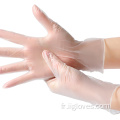 Gants en PVC sans poudre Gants transparents jetables transparents